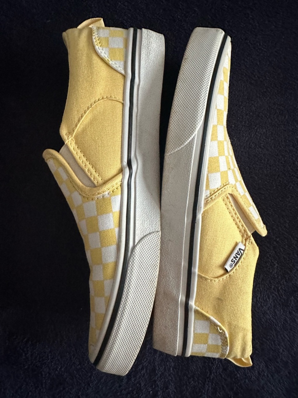 Vans Off The Wall Shoes Checkered Slip On Sneaker Skate Flats US Missy Size 5.0